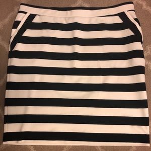 Elle Black & White Skirt